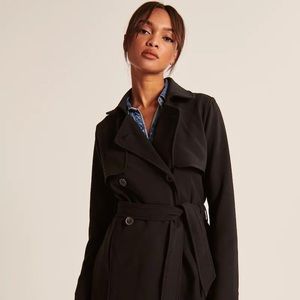 Abercrombie & Fitch Drapey Trench Coat